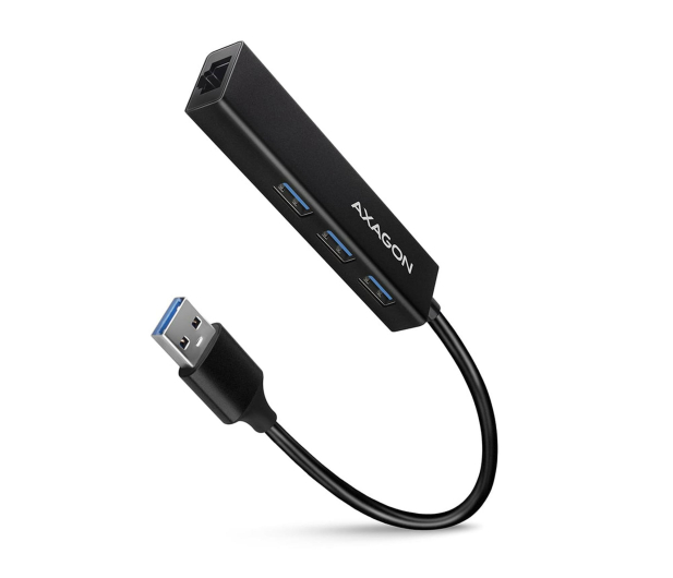 Axagon HMA-GL3A SuperSpeed USB-A hub + gigabit LAN - 1485449 - zdjęcie
